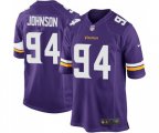 Minnesota Vikings #94 Jaleel Johnson Game Purple Team Color Football Jersey