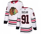 Chicago Blackhawks #91 Anthony Duclair Authentic White Away NHL Jersey