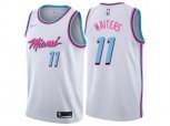 Miami Heat #11 Dion Waiters Authentic White NBA Jersey - City Edition