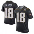 New England Patriots #18 Matthew Slater Elite Black Team Irvin 2016 Pro Bowl NFL Jersey