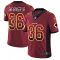 Washington Redskins #36 D.J. Swearinger Limited Red Rush Drift Fashion NFL Jersey