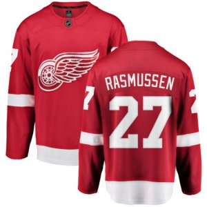 Detroit Red Wings #27 Michael Rasmussen Fanatics Branded Red Home Breakaway NHL Jersey