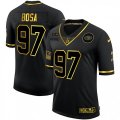 San Francisco 49ers #97 Nick Bosa Olive Gold Nike 2020 Salute To Service Limited Jersey