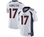 Denver Broncos #17 DaeSean Hamilton White Vapor Untouchable Limited Player Football Jersey