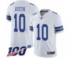Dallas Cowboys #10 Tavon Austin White Vapor Untouchable Limited Player 100th Season Football Jersey