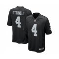 Las Vegas Raiders #4 Aidan O'Connell Black Limited Jersey