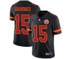 Kansas City Chiefs #15 Patrick Mahomes Limited Black Rush Vapor Untouchable Football Jersey