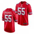 Buffalo Bills #55 Jerry Hughes Nike Red Color Rush Vapor Limited Player Jersey
