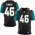 Jacksonville Jaguars #46 Carson Tinker Black Alternate Vapor Untouchable Elite Player NFL Jersey