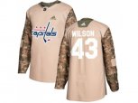 Washington Capitals #43 Tom Wilson Camo Authentic Veterans Day Stitched NHL Jersey