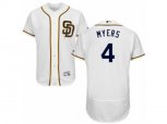 San Diego Padres #4 Wil Myers White Flexbase Authentic Collection MLB Jersey