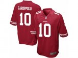 San Francisco 49ers #10 Jimmy Garoppolo Game Red Team Color NFL Jersey
