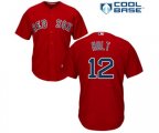 Boston Red Sox #12 Brock Holt Replica Red Alternate Home Cool Base Baseball Jersey