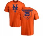New York Mets #25 Adeiny Hechavarria Orange RBI T-Shirt