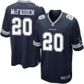 Dallas Cowboys #20 Darren McFadden Game Navy Blue Team Color NFL Jersey
