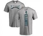 Philadelphia Eagles #4 Jake Elliott Ash Backer T-Shirt