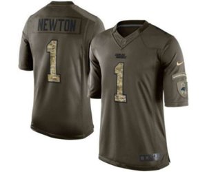 Carolina Panthers #1 newton army green[nike Limited Salute To Service]