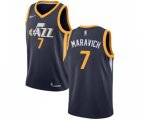 Utah Jazz #7 Pete Maravich Swingman Navy Blue Road NBA Jersey - Icon Edition