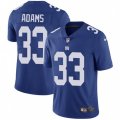 New York Giants #33 Andrew Adams Royal Blue Team Color Vapor Untouchable Limited Player NFL Jersey