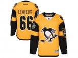Pittsburgh Penguins #66 Mario Lemieux Gold 2017 Stadium Series Stitched NHL Jersey