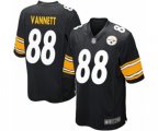 Pittsburgh Steelers #88 Nick Vannett Game Black Team Color Football Jersey