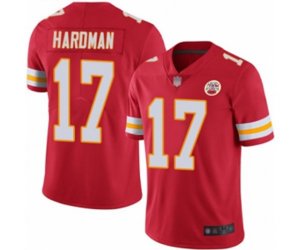 Kansas City Chiefs #17 Mecole Hardman Red Team Color Vapor Untouchable Limited Player Football Jersey