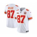 Kansas City Chiefs #87 Travis Kelce White 2023 F.U.S.E. NKH Vapor Untouchable Limited Football Stitched Jersey