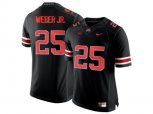 2016 Ohio State Buckeyes Mike Weber Jr. #25 College Football Limited Jersey - Blackout