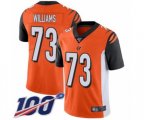 Cincinnati Bengals #73 Jonah Williams Orange Alternate Vapor Untouchable Limited Player 100th Season Football Jersey