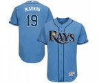 Tampa Bay Rays #19 Dustin McGowan Columbia Alternate Flex Base Authentic Collection Baseball Jersey