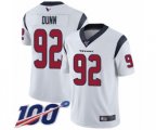 Houston Texans #92 Brandon Dunn White Vapor Untouchable Limited Player 100th Season Football Jersey