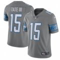 Detroit Lions #15 Golden Tate III Limited Steel Rush Vapor Untouchable NFL Jersey