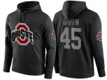 NCAA Ohio State Buckeyes #45 Archie Griffin Black Playoff Bound Vital College Football Pullover Hoodie