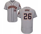 Houston Astros #26 Anthony Gose Grey Road Flex Base Authentic Collection Baseball Jersey