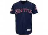 Seattle Mariners Blank Navy Blue Stitched 2016 Fashion Stars & Stripes Flex Base Baseball Jersey