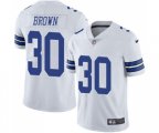 Dallas Cowboys #30 Anthony Brown White Vapor Untouchable Limited Player Football Jersey
