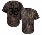 Cleveland Indians #32 Mike Napoli Authentic Camo Realtree Collection Flex Base Baseball Jersey