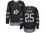 Dallas Stars #25 Brett Ritchie Black 1917-2017 100th Anniversary Stitched NHL Jersey
