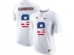2016 US Flag Fashion Alabama Crimson Tide Bo Scarbrough #9 College Football Limited Jersey - White