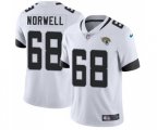Jacksonville Jaguars #68 Andrew Norwell White Vapor Untouchable Limited Player Football Jersey