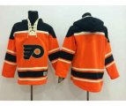 Philadelphia Flyers blank orange-black[pullover hooded sweatshirt]