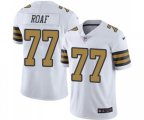 New Orleans Saints #77 Willie Roaf Limited White Rush Vapor Untouchable Football Jersey