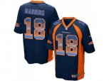 Denver Broncos #18 Peyton Manning Navy Blue Alternate Stitched NFL Limited Strobe Jersey