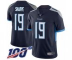 Tennessee Titans #19 Tajae Sharpe Navy Blue Team Color Vapor Untouchable Limited Player 100th Season Football Jersey