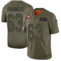 Cleveland Browns #63 Austin Corbett Limited Camo 2019 Salute to Service Football Jersey