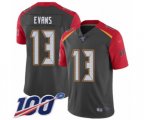 Tampa Bay Buccaneers #13 Mike Evans Limited Gray Inverted Legend 100th Season Football Jersey
