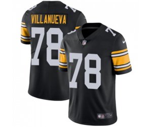 Pittsburgh Steelers #78 Alejandro Villanueva Black Alternate Vapor Untouchable Limited Player Football Jersey