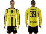 Dortmund #39 Bonmann Home Long Sleeves Soccer Club Jersey