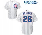 Chicago Cubs #26 Billy Williams Replica White Home Cool Base Baseball Jersey