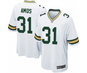 Green Bay Packers #31 Adrian Amos Game White Football Jersey